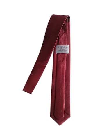 Elifebru Exclusive Handicrafts Ebru Sanatı Saten Kumaş Kırmızı Siyah Erkek Kravat Sakr 161 Kırmızı Siyah 001