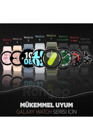 İle Uyumlu Kısaltma Aparatlı 20mm Çelik Kordon Samsung Galaxy Watch 7/6/5/4 Serisi 40mm/44mm Watch 6/4 Classic 47/43/42mm İçin Metal Kordon Bakla Model Samsung Galaxy Watch 7 Kordonu