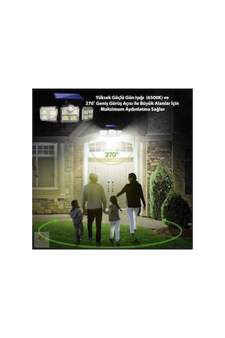 Uzaktan Kumandalı 122 Led Sensörlü Bahçe Lambası 446721