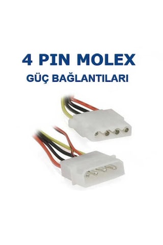 12cm Molex 4pin Soket Kasa Fanı 120x120x25mm Soğutucu Fan Sessiz