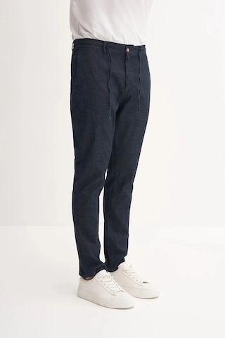 Cazador Jogger Denim Pantolon Beli Bağcıklı Düz Paça 810 Lacivert