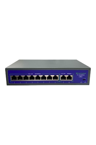 Novacom Nvc-hıf0820fbl-c 8+2 Port 10/100mbps Uplink Aı Poe Switch