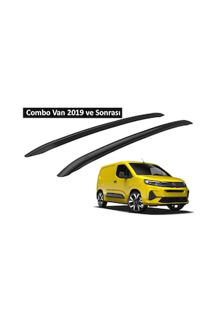 Opel Combo Van 2019 Ve Sonrası  Tip Oem Tavan Çıtası Siyah Renk