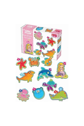 1710 Baby Puzzle Benim İlk Puzzlem Deniz Canlıları Standart