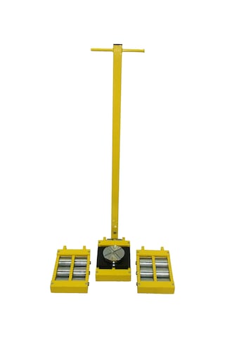 20 Ton Domuz Arabası Makina Taşıma Arabası 3 Lü Takım Metal Teker