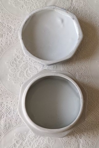 Nurantik Soğan Desenli Vintage Bonboniyer Şekerlik/çerezlik 150 Ml Lacivert