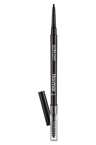 Flormar Kaş Kalemi & Fırçası - Ultra Thin Brow Pencil - 004 Dark Brown - 8690604572137