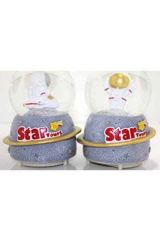 Kar Küresi Işıklı Müzikli 13 Cm