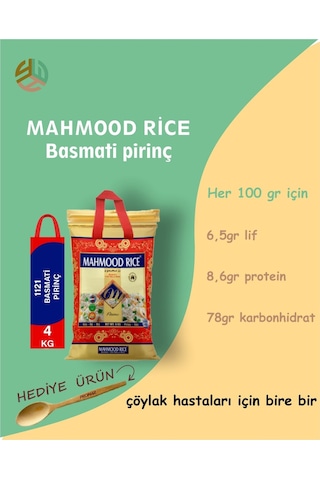 Mahmood Rice Basmati Pirinç  4 KG