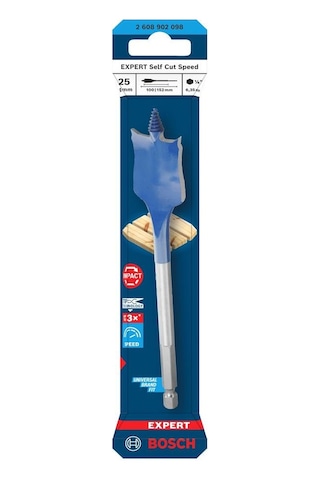 Bosch Expert 25 X 152 Mm Ahşap Yaprak Kelebek Delme Ucu 2608902098