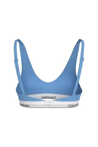 Calvin Klein Kadın Logo Detaylı Mavi Lightly Lined Bralette-14669