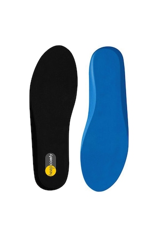 Heep Siyah Mavi Renk Hafızalı Sünger Destekli Ayakkabı Tabanlığı Siyah