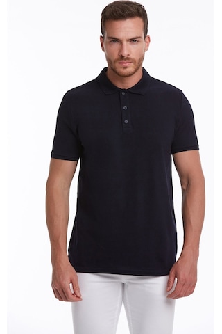 Hatemoğlu 530814658 Regular Fit Pamuk Polo Yaka Erkek Tişört Lacivert