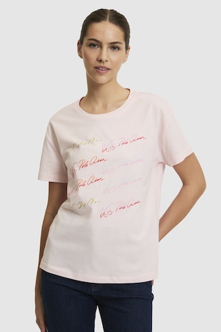 U.S. Polo Assn. U.s. Polo Assn. Kadın Açık Pembe Tişört 50323561-vr078 Acık Pembe