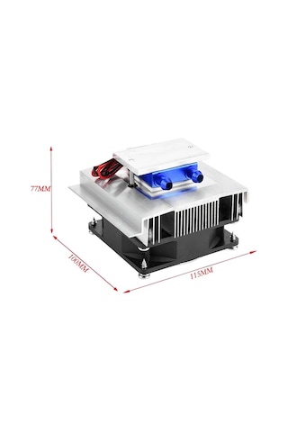 Termo Elektrik Peltier Su Soğutucu Sistem 50w Mini Klima Buzdolabı Buzluk Akvaryum Bilgisayar Araba