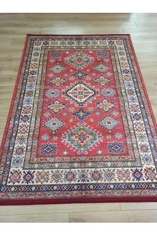 Çam Halı Gloria Td741 Multi Etnik Desen Dokuma Saçaklı Kilim
