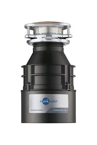 İnsinkerator Standard 460 Model Çöp Öğütücü, Ev Tipi, 380 W, 0.55 Hp Siyah