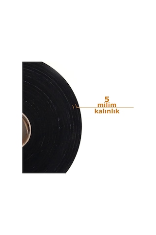 Kapı Pencere İzolasyon Bandı Yapışkan Sünger 5 Mm Kalınlık 40 Mm Genişlik 10 Metre Uzunluk/eva-5 40 Çok Renkli