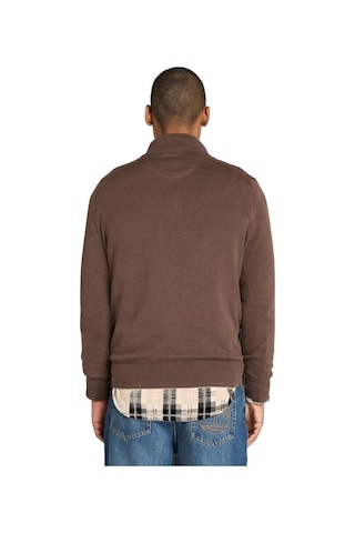Timberland Williams River Cotton Yd 1/4 Zip Sweater - Tb0a2bmx2431-11280 Kahverengi