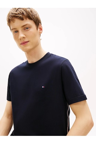 Tommy Hilfiger Mw0mw42393dw5 Global Stripe Erkek Tişört Lacivert