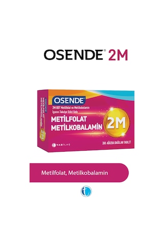 Osende 2M Metilfolat Metilkobalamin 30 Tablet