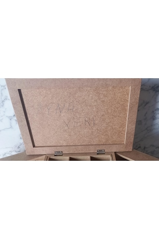 Hobi Adn Takı Kutusu Çok Fonksiyon 7 Çekmece Kutuda Sevk Mdf El Yapım Kahverengi