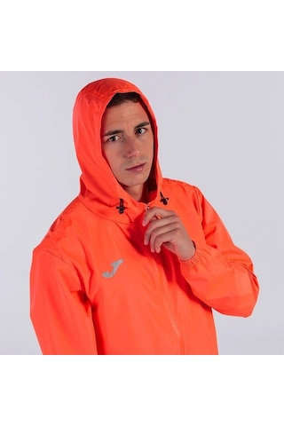 Mercan Joma Erkek Performans Koşu - Yürüyüş Yağmurluk Elite Raincoat Fluor Coral 102235.040 Mercan