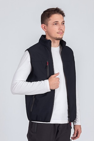 Vatan Tekstil Softshell Dik Yaka Erkek Yelek Lacivert