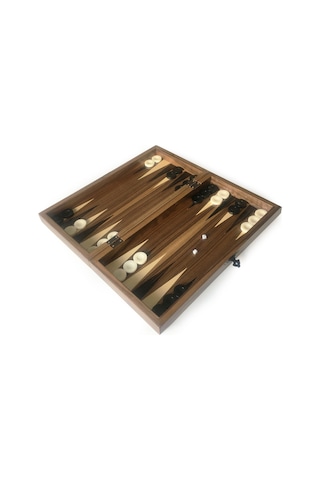 Star Ege Masif Ahşap Kareli Tavla Büyük