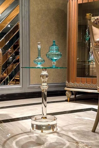 Dulda Akrilik İris Sehpa Şeffaf