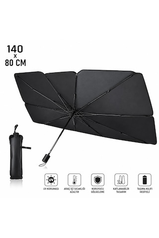 Araç Öncam Güneşlik Şemsiye Tip 140 x 80