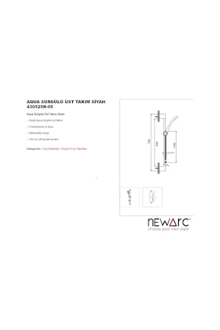 Aqua Siyah Sürgülü Üst Takım 430525r-05 Siyah