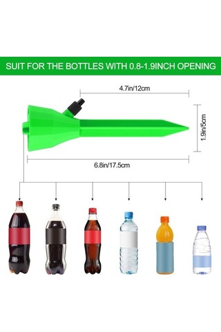 Bitki Sulayıcı, Yavaş Tahliye Kontrol Vanası Anahtarı İle 12pcs Kendinden Bitki Sulama Spike Sistemi, Otomatik Bitki Sulayıcı 6285 Hbcv00005wsvp5