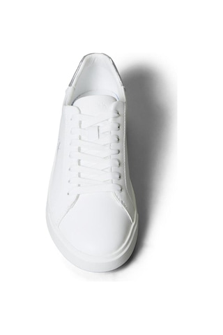 Calvin Klein Low Pro Cups Laceup Lth Met-12092 Beyaz