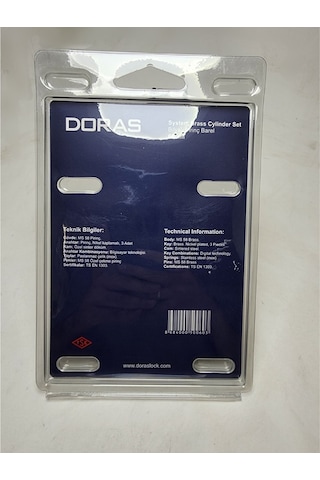 Doras Çift Tuzaklı Set Barel 68mm