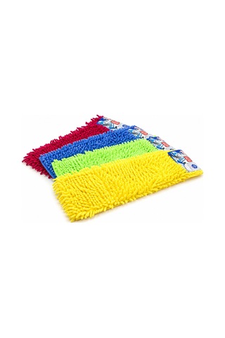 Mikrofiber Makarna Mop Yedek Başlık Çok Renkli
