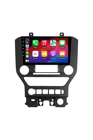 Ford Mustang 2015-2021 Android Multimedya Carplay Android Auto Navigasyon Kameralı 4gb Ram 64gb 9"