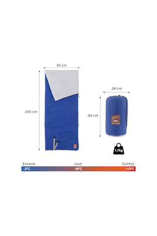 Coleman Lotus Uyku Tulumu, Hafif Yazlık Uyku Tulumu - 205 X 85 - Çok Renkli