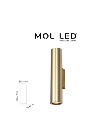 Molled Aura Serisi Gold Çift Yönlü Dekoratif Gu10 Duylu Aplik - Mol8100