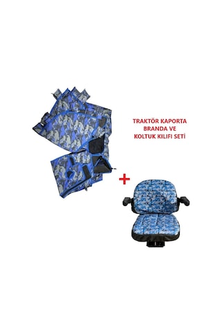 New Holland Tt 55 Kabinli Traktör Kılıfı Branda 2014-2023 Model Arası - Kaporta Kılıfı Ve Koltuk Kılıfı