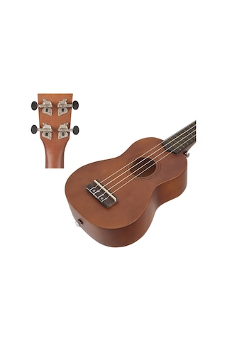 Midex UKX-233M Kahverengi Concert Ukulele (Askı Çanta Metod Pena)
