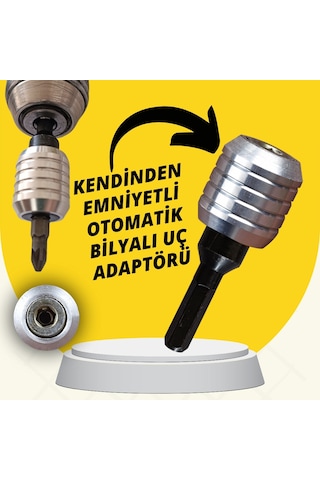 Kendinden Emniyetli Otomatik Bilyalı Uç Adaptörü
