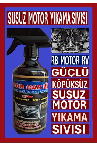 Motor Rv Susuz Motor Temizleme Temizleyici Sıvısı 500 Ml Uyumlu