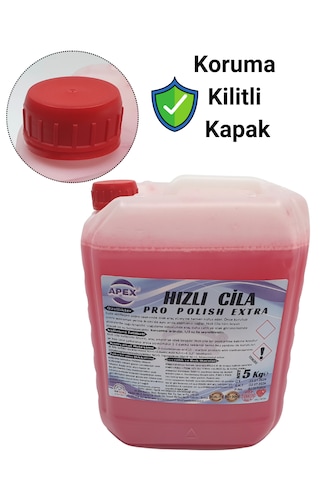 Hızlı Cila 5 Lt - Oto Yıkama Sonrası Parlaklık İçin Hızlı Cila