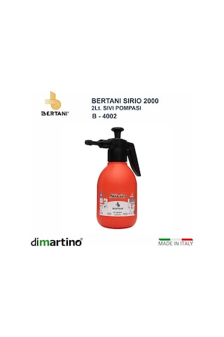 Dimartino Bertanı Sırıo 2000 Bahçe Pompası 2 L