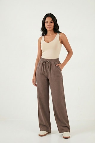Lela Bayan Pantolon 668yp5118 Kahve Kahve