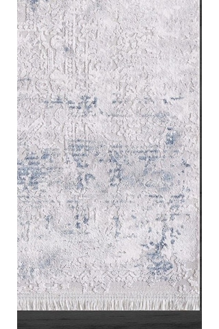 By Özer Halı Gri Renk Mavi Desenli Modern Artemis Halı Gotik 02239b Salon Halısı Çok Renkli