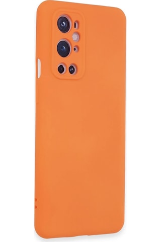 Newface - 369 - One Plus 9 Pro Kılıf Nano İçi Kadife Silikon - Ece-umay - - Turuncu