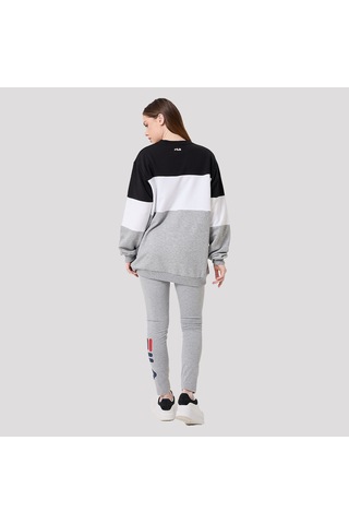 Antrasit Fila Erkek Bisiklet Yaka Sweatshirt Straight 681255 Antrasit