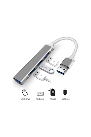 Daytona 809-Aa Apple Uyumlu MacBook Usb To 4x Usb 3.0 5 Gbps Çevirici